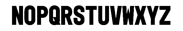 Sausage Bold Font LOWERCASE