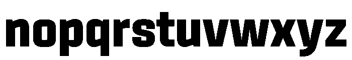 Sausage Extra Bold Font LOWERCASE