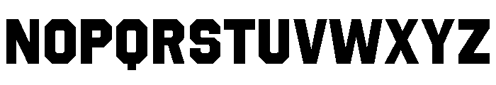 Sausage Heavy Font LOWERCASE