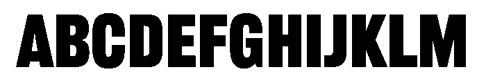 Sausage Medium Font UPPERCASE