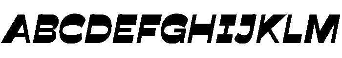 Savate Black Italic Font UPPERCASE