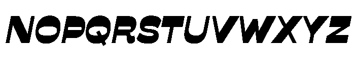 Savate Black Italic Font UPPERCASE