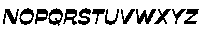 Savate Bold Italic Font UPPERCASE