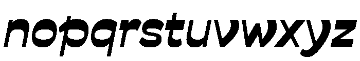 Savate Bold Italic Font LOWERCASE