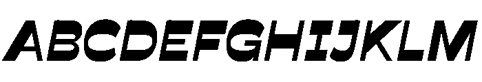 Savate ExtraBold Italic Font UPPERCASE