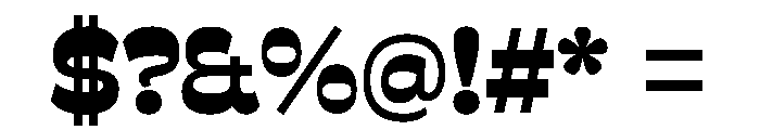 Savate ExtraBold Font OTHER CHARS
