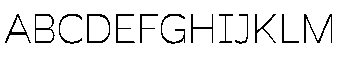 Savate ExtraLight Font UPPERCASE