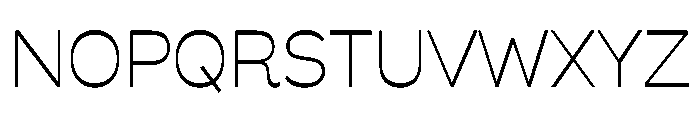 Savate ExtraLight Font UPPERCASE