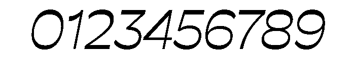 Savate Light Italic Font OTHER CHARS