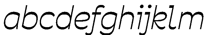 Savate Light Italic FONT