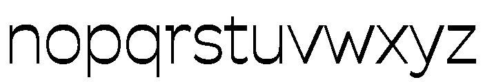 Savate Light Font LOWERCASE