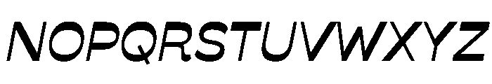 Savate Medium Italic Font UPPERCASE