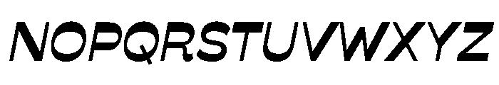 Savate SemiBold Italic Font UPPERCASE