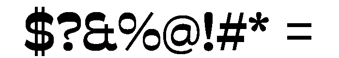Savate SemiBold Font OTHER CHARS