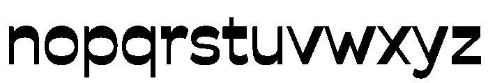 Savate SemiBold Font LOWERCASE