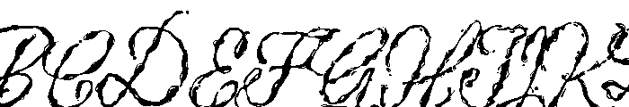 Savoir Faire Jf Extra Light Font UPPERCASE