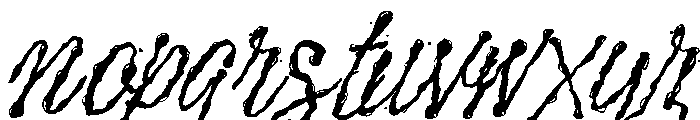 Savoir Faire Jf Extra Light Font LOWERCASE