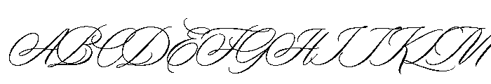Savoir Faire Jf Light Font UPPERCASE