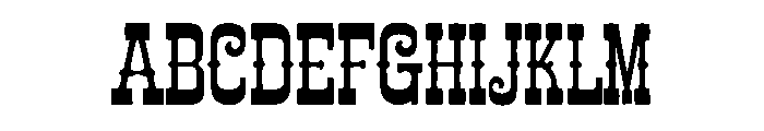 SADDLEWICK Font UPPERCASE