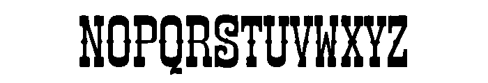 SADDLEWICK Font UPPERCASE