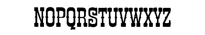 SADDLEWICK Font LOWERCASE