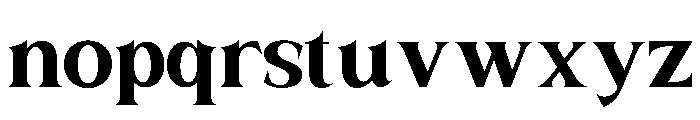 SANELA-Black Font LOWERCASE