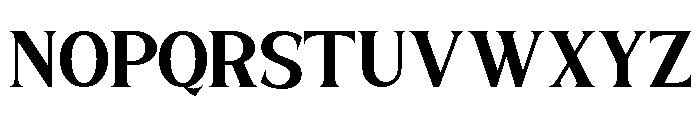 SANELA Extra Bold Font UPPERCASE