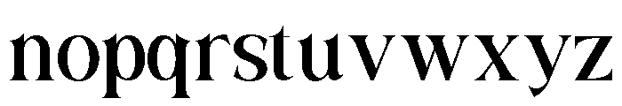 SANELA Extra Light Font LOWERCASE