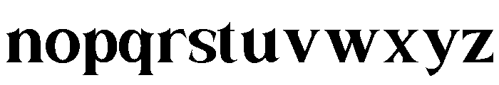 SANELA-ExtraBold Font LOWERCASE