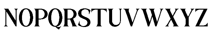 SANELA-Regular Font UPPERCASE