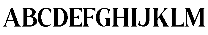 SANELA Semi Bold Font UPPERCASE