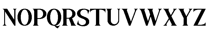 SANELA Semi Bold Font UPPERCASE