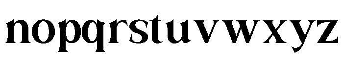 SANELA-SemiBold Font LOWERCASE