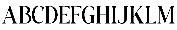 SANELA-Thin Font UPPERCASE