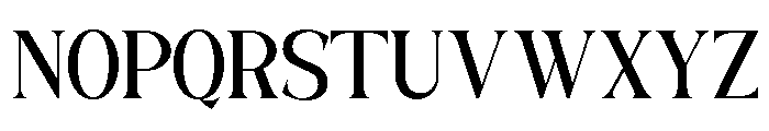 SANELA-Thin Font UPPERCASE