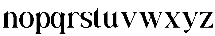 SANELA-Thin Font LOWERCASE