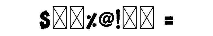 SANTA GREEN2 Font OTHER CHARS
