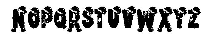 SANTA Green1 Font UPPERCASE