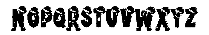 SANTA Green1 Font LOWERCASE