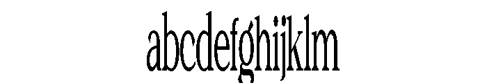 SAS Elixir Extra-condensed Regular FONT