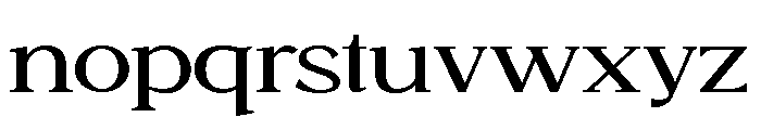 SAS Epiphany Semi-expanded Regular Font LOWERCASE