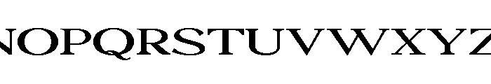 SAS MONTE CARLO Extra-expanded Regular Font UPPERCASE