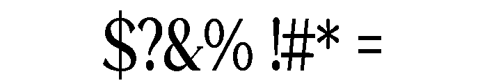 SAS Paradox Semi-condensed Regular Font OTHER CHARS
