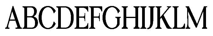 SAS Paradox Semi-condensed Regular Font UPPERCASE