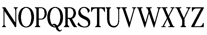 SAS Paradox Semi-condensed Regular Font UPPERCASE