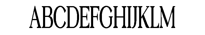 SAS Perplex Condensed Regular Font UPPERCASE