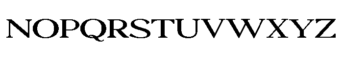 SAS Petrichor Expanded Regular Font UPPERCASE