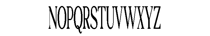 SASElixir-ExtracondensedRegular Font UPPERCASE