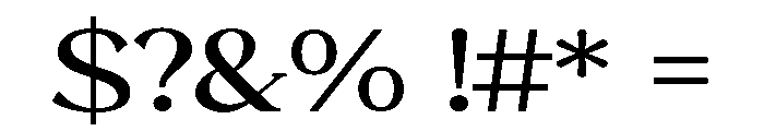 SASEpiphany-SemiexpandedRegular Font OTHER CHARS
