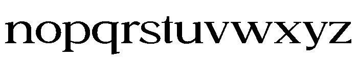 SASEpiphany-SemiexpandedRegular Font LOWERCASE